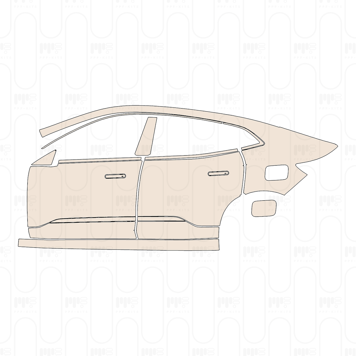 Pre-Cut PPF Polestar 4 2023