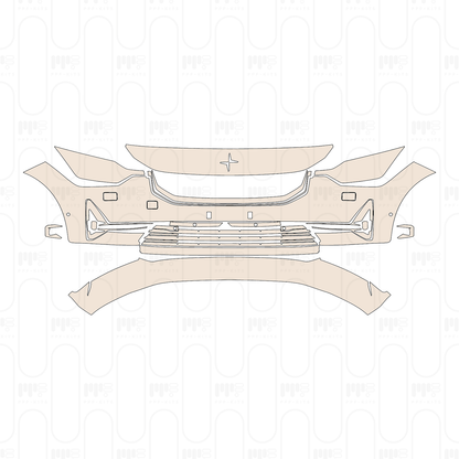 Pre-Cut PPF Polestar 2 2023