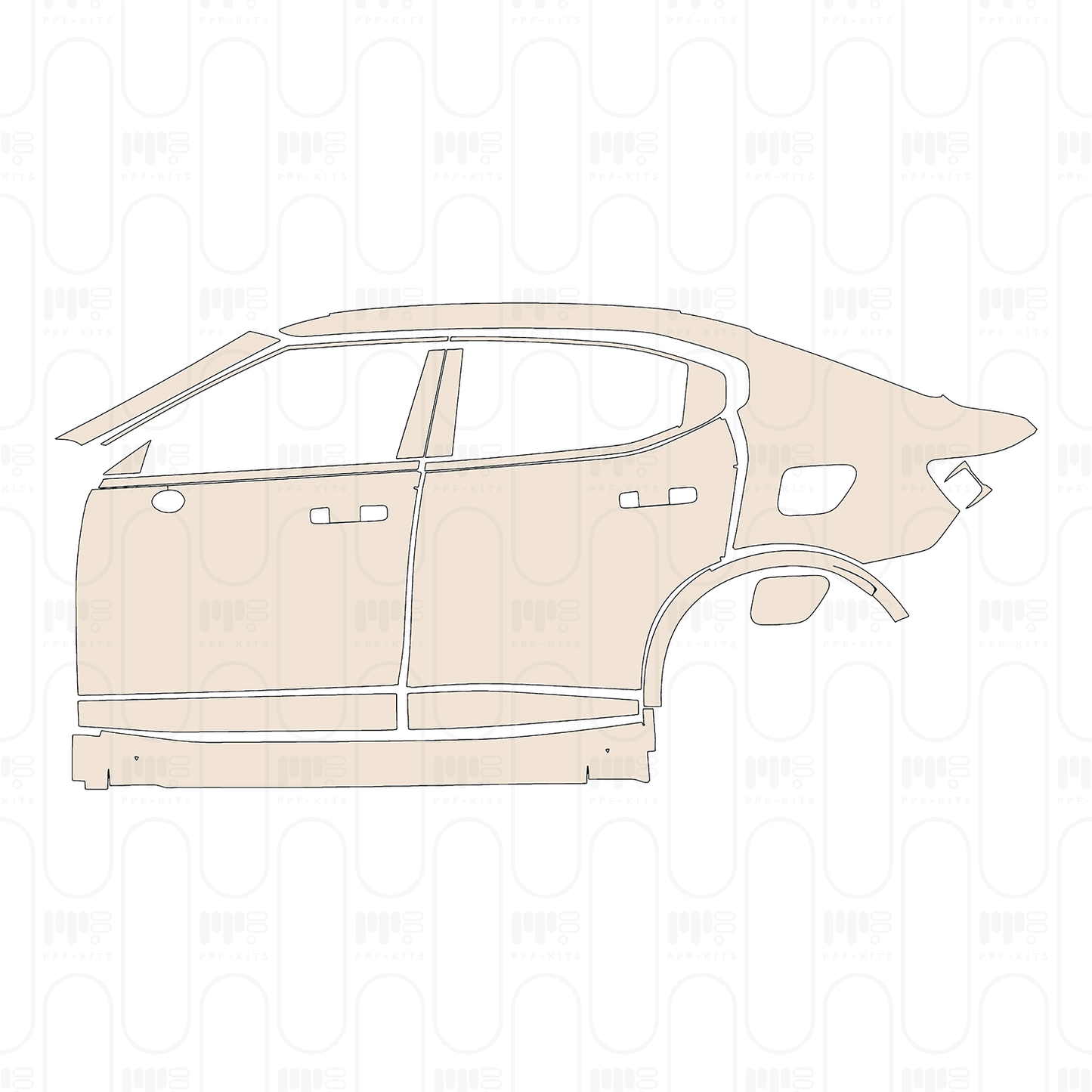 Pre-Cut PPF Polestar 2 2023