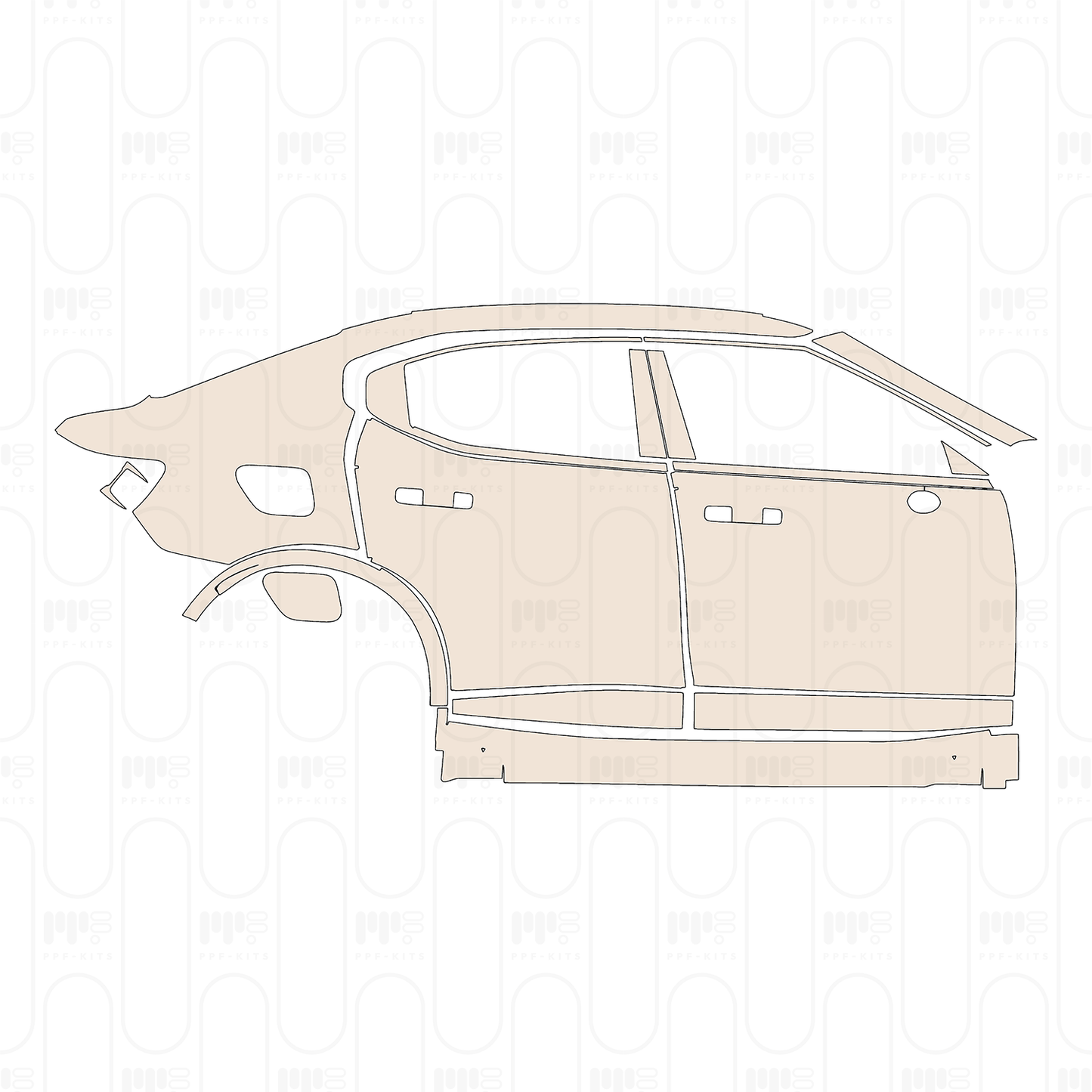 Pre-Cut PPF Polestar 2 2023