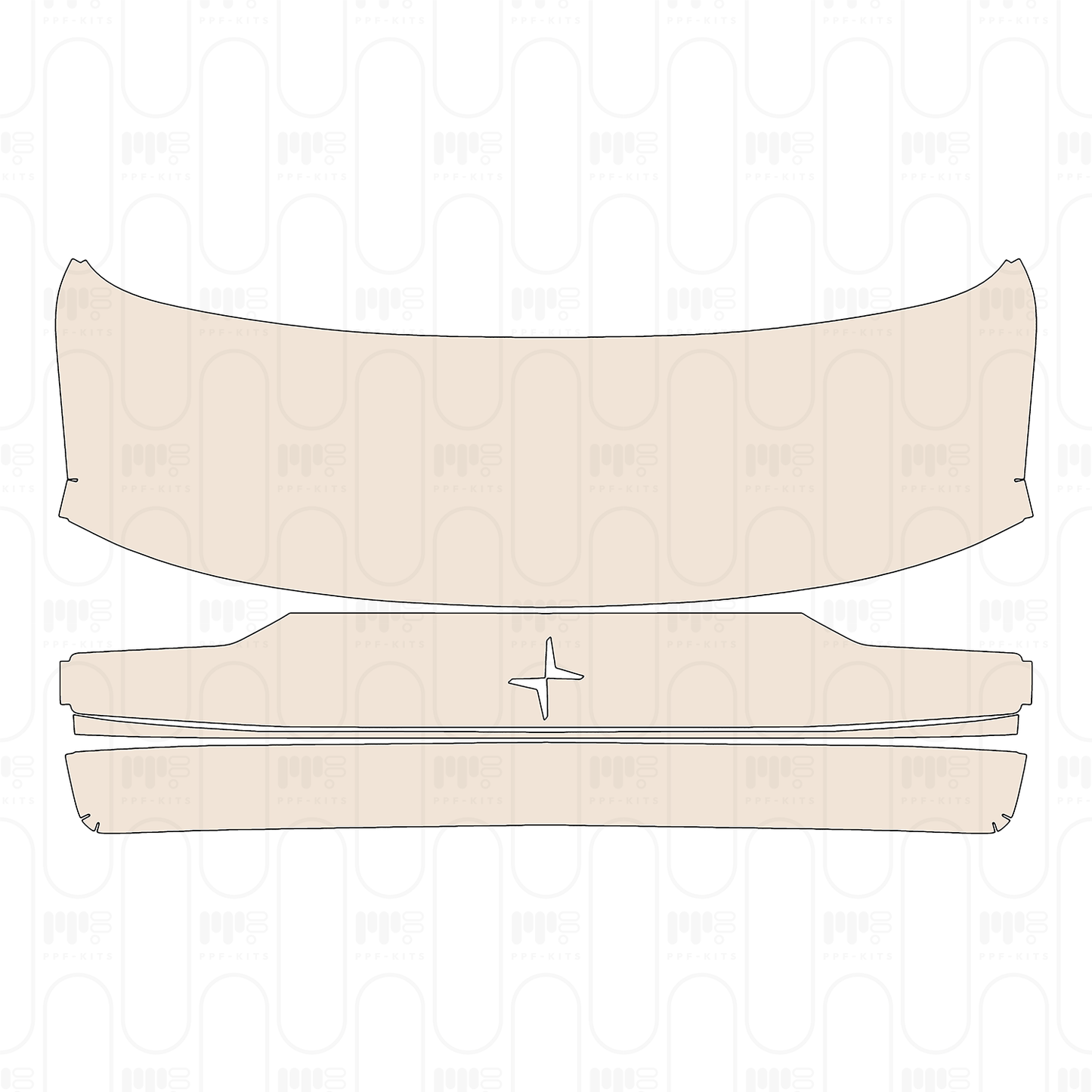Pre-Cut PPF Polestar 2 2023