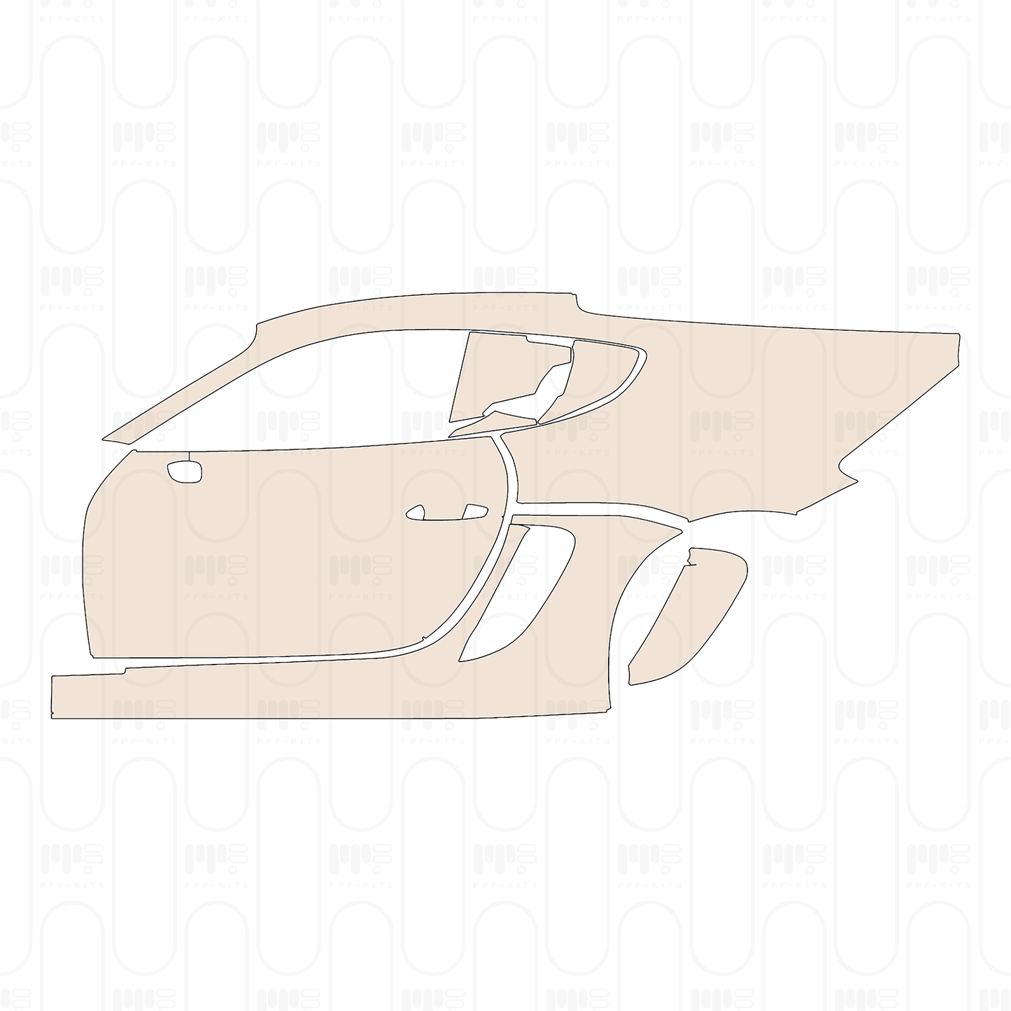 Pre-Cut PPF Porsche 718 Cayman GT4RS 2021