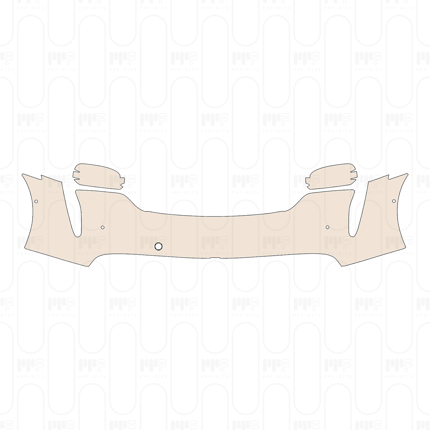 Pre-Cut PPF Porsche Taycan Sedan Taycan 4S 2023