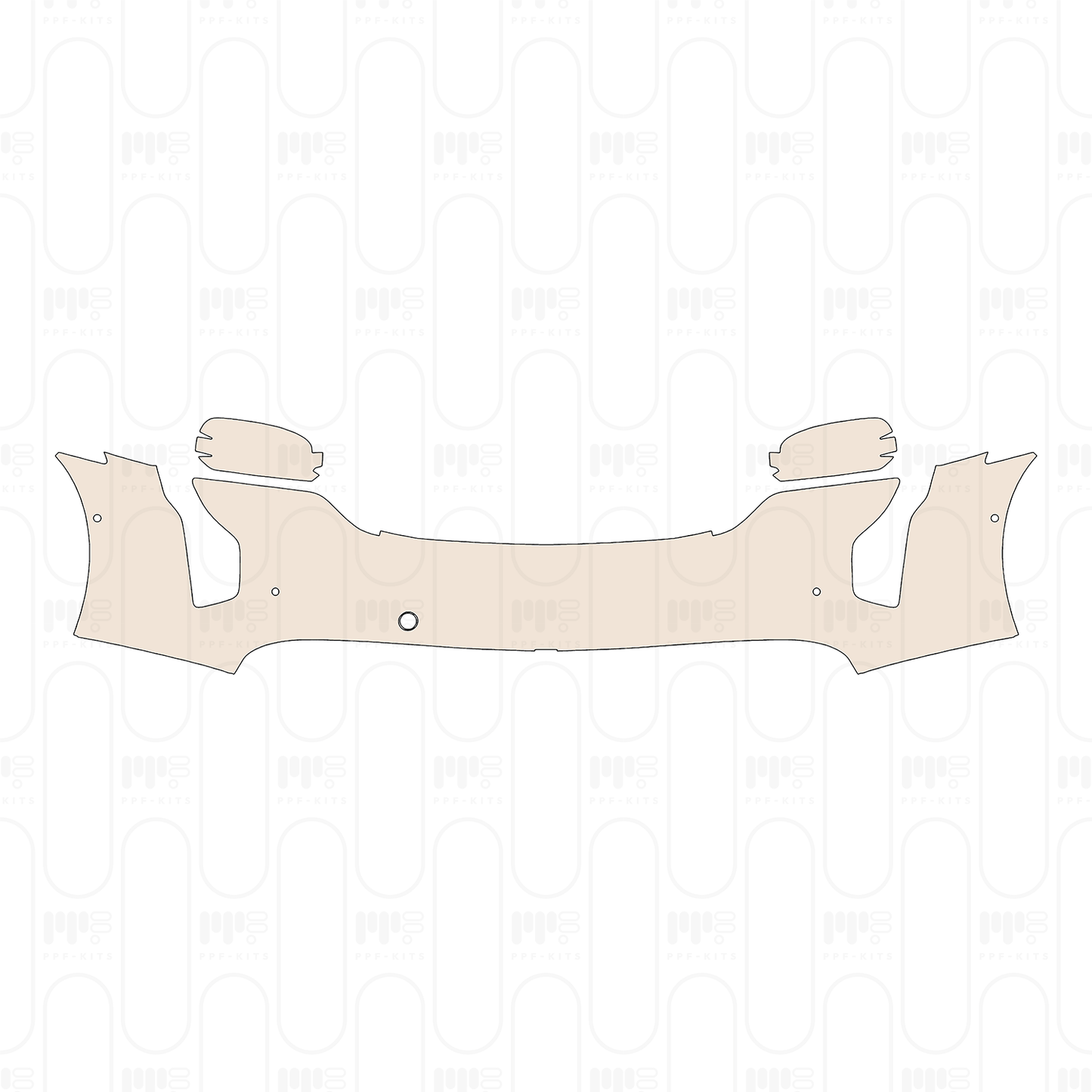 Pre-Cut PPF Porsche Taycan Sedan Taycan 4S 2023