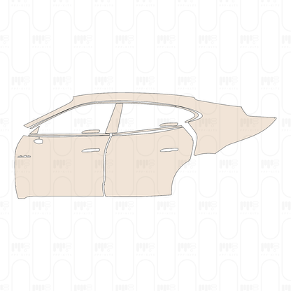 Pre-Cut PPF Porsche Taycan Sedan Taycan Turbo S 2021