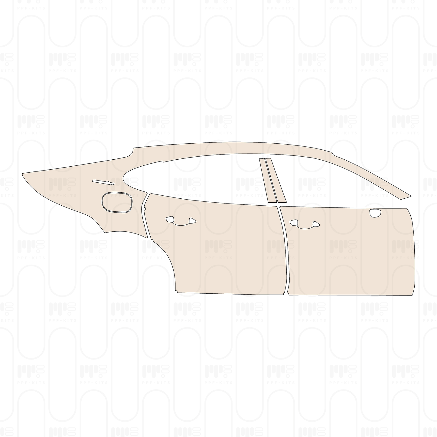 Pre-Cut PPF Porsche Panamera Sedan Panamera Executive 2023