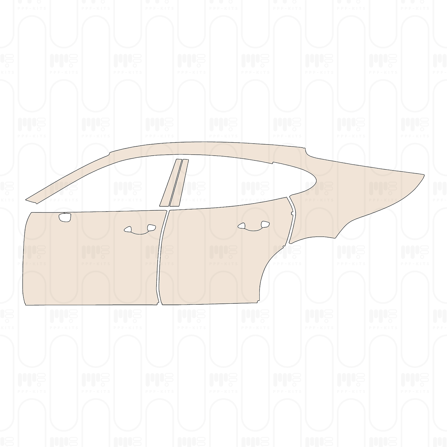 Pre-Cut PPF Porsche Panamera Sedan Panamera 2019