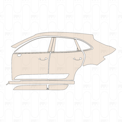 Pre-Cut PPF Porsche Macan T 2022