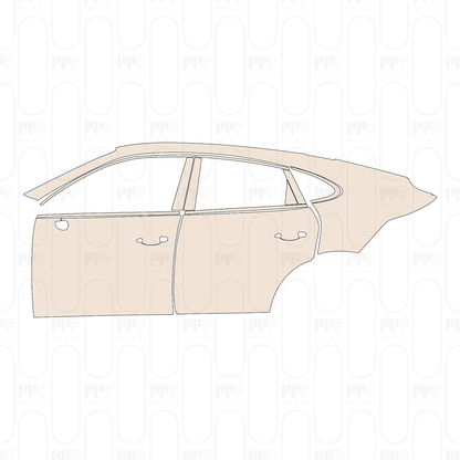 Pre-Cut PPF Porsche Cayenne Coupe Cayenne S Coupe 2023
