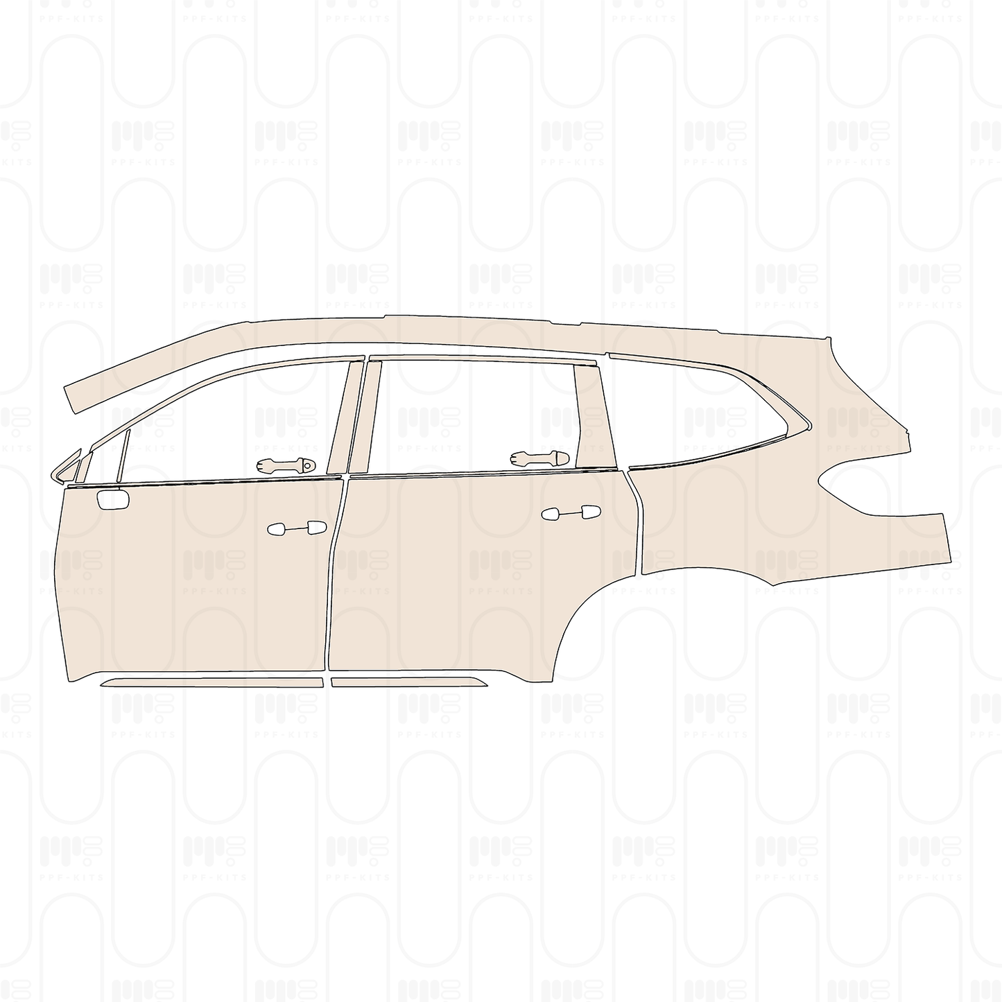 Pre-Cut PPF Subaru Ascent (US) Limited 2023