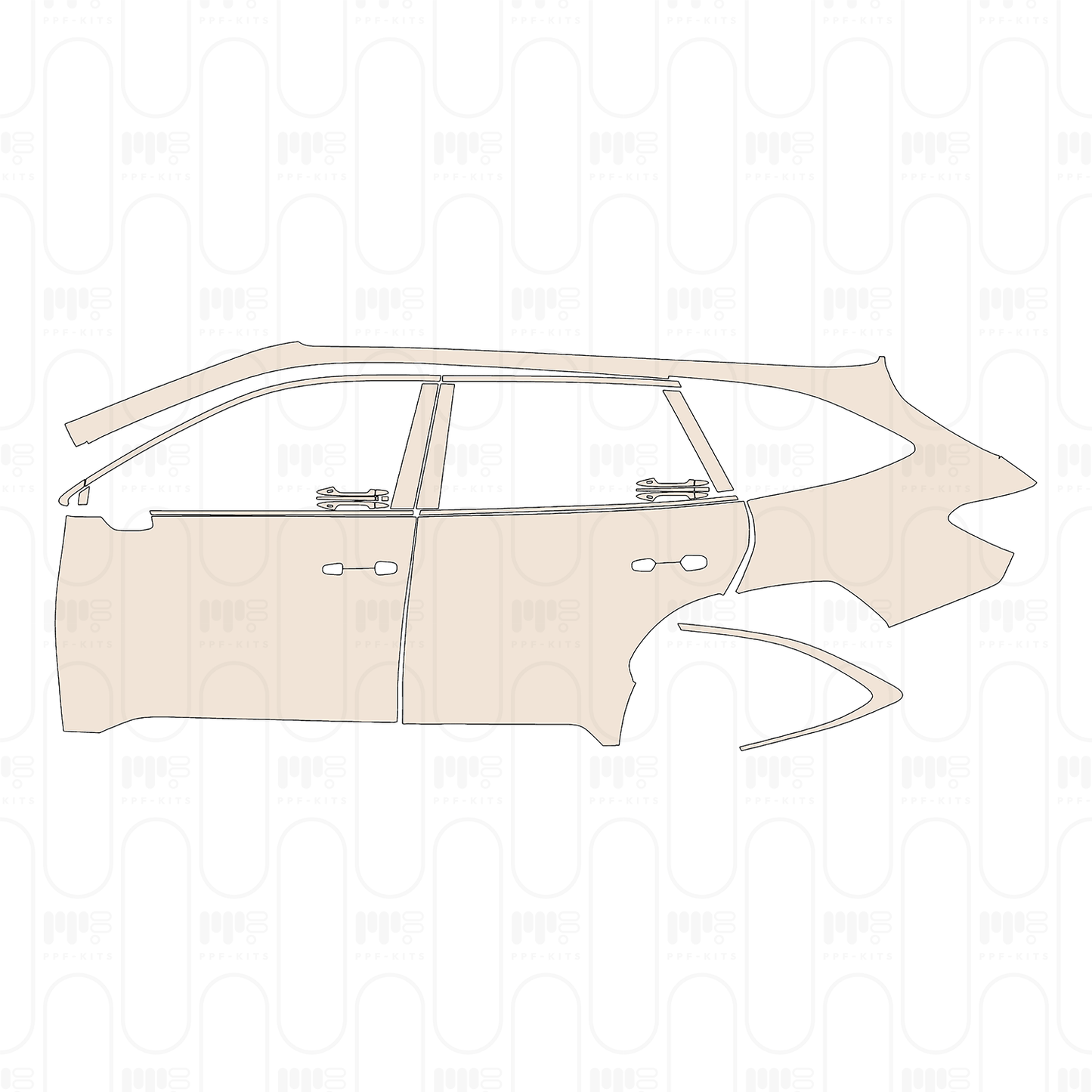 Pre-Cut PPF Subaru Outback (CN) 2023