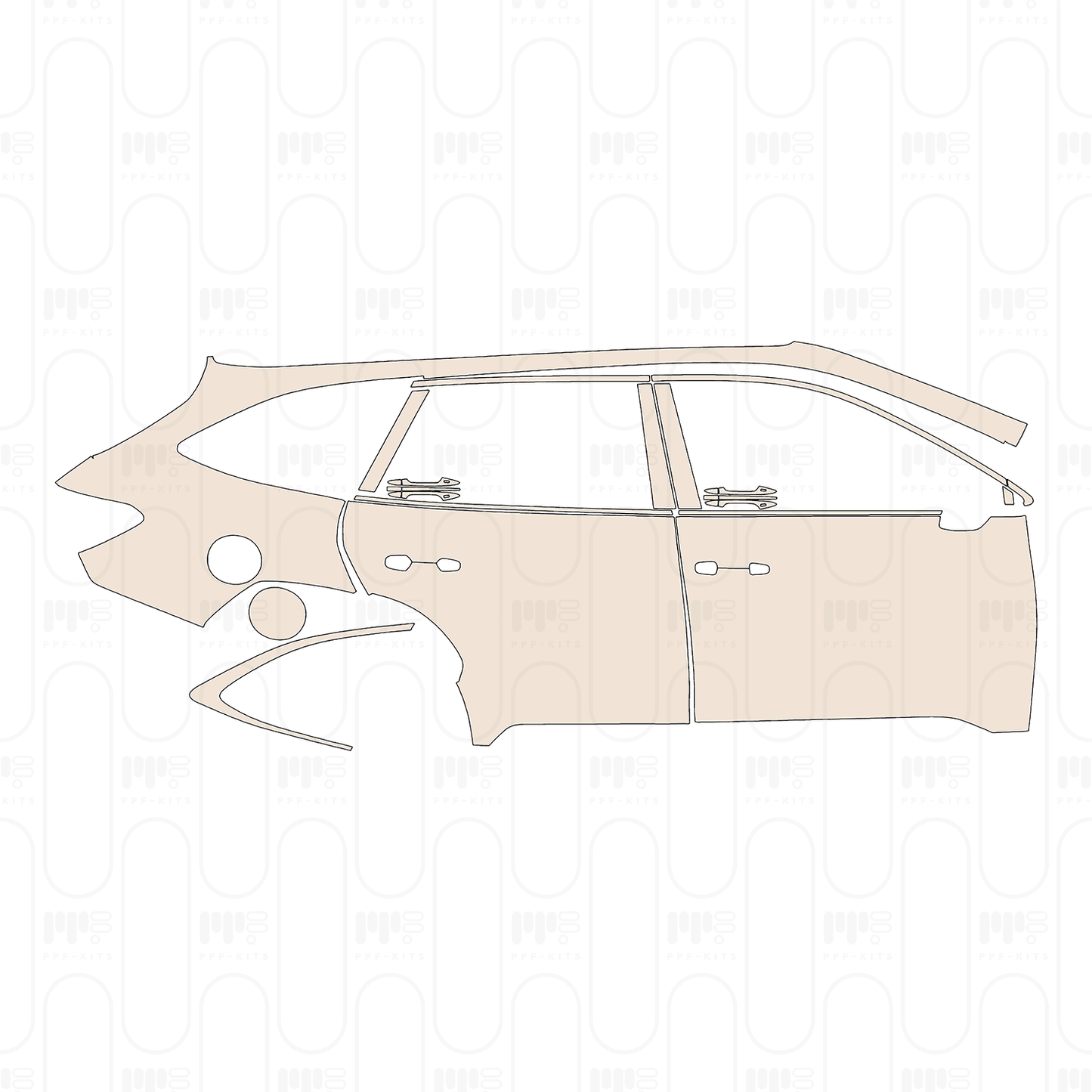 Pre-Cut PPF Subaru Outback (CN) 2023