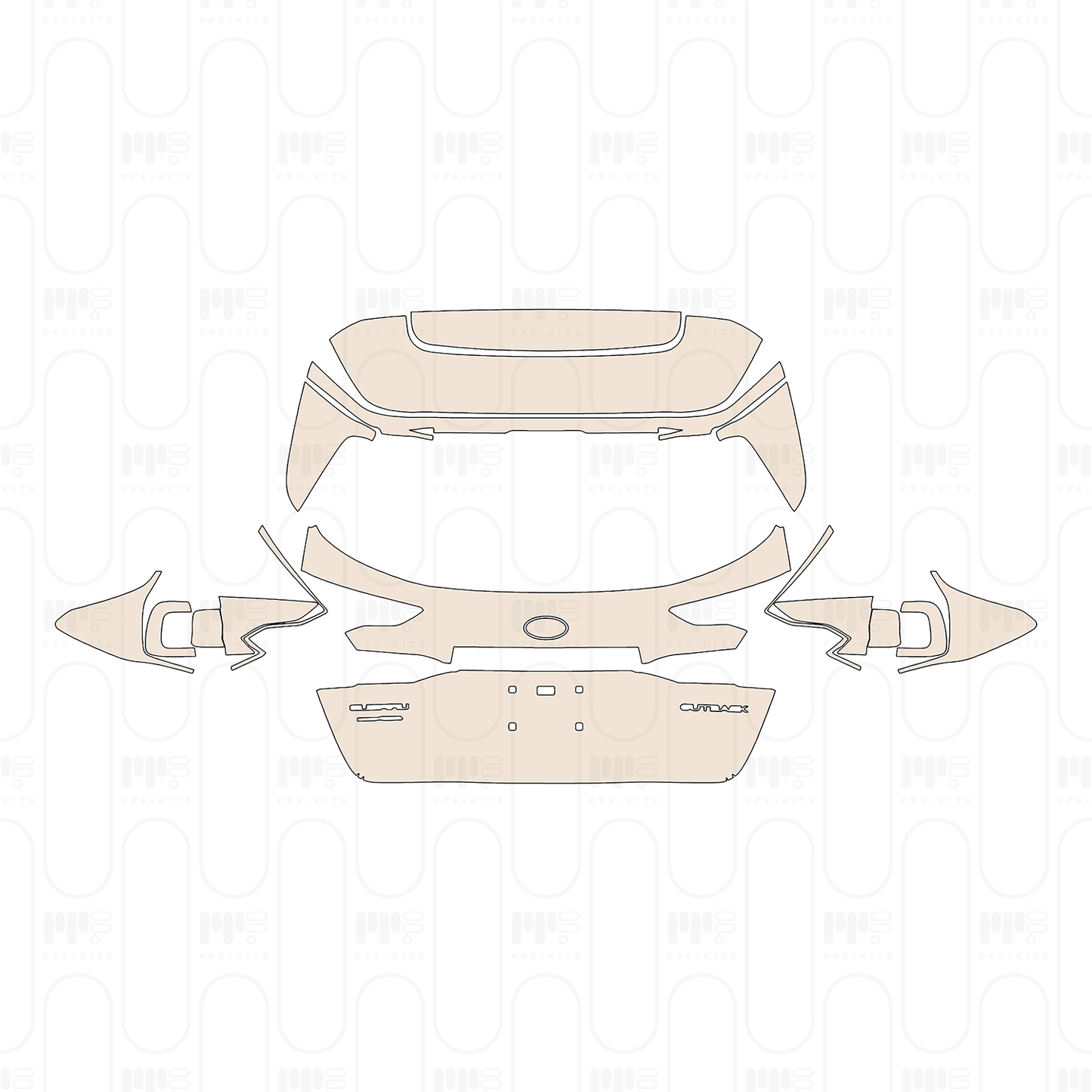 Pre-Cut PPF Subaru Outback (CN) 2023