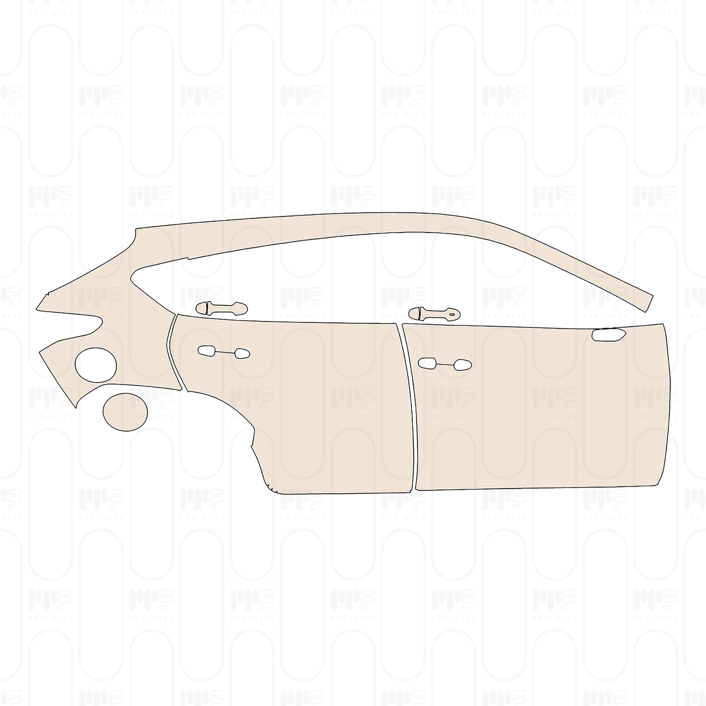 Pre-Cut PPF Subaru Crosstrek (US) Base 2023