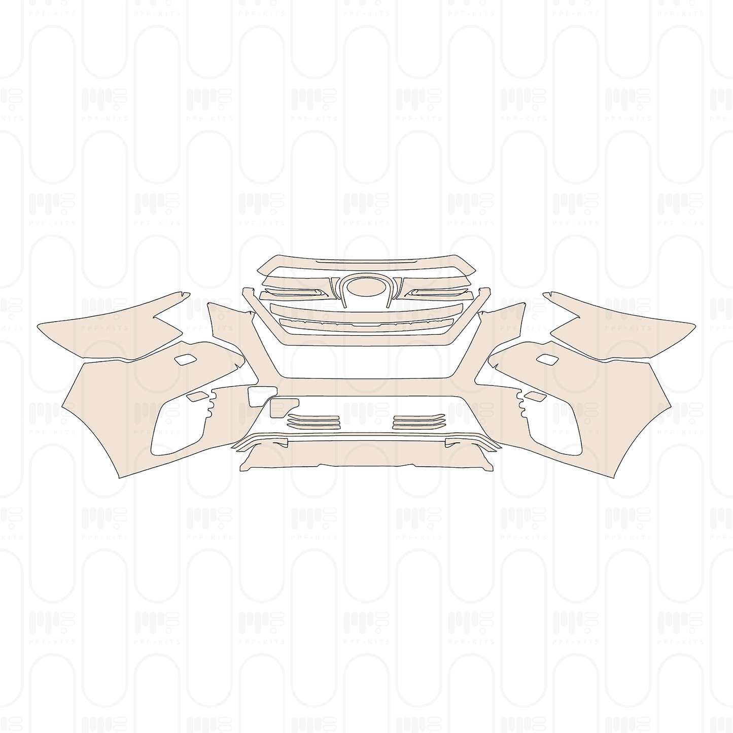 Pre-Cut PPF Subaru Forester (CN) 2023