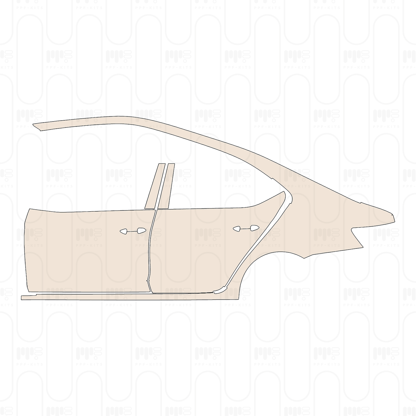 Pre-Cut PPF Skoda Octavia (EU) Hatch Base 2023