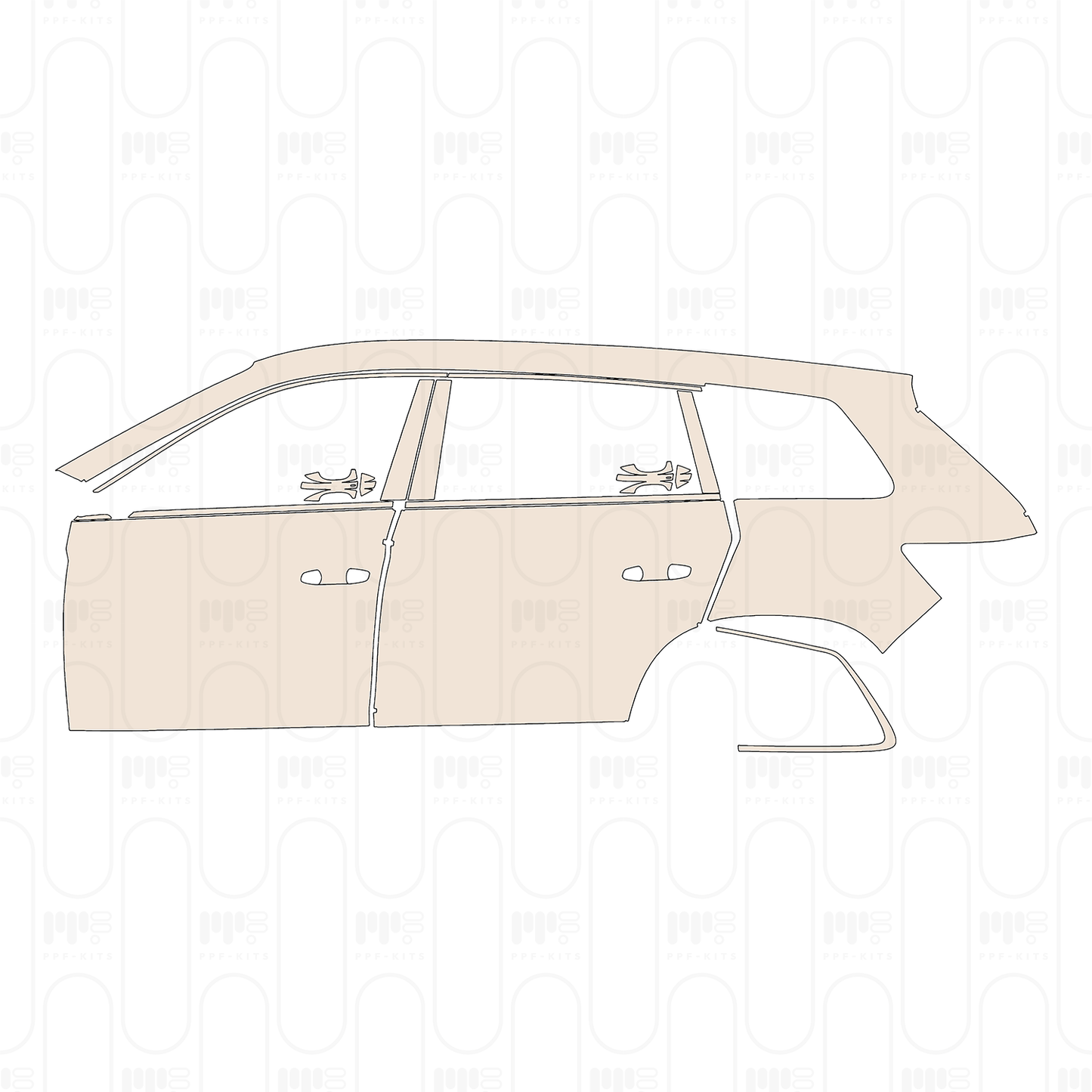 Pre-Cut PPF Skoda Kodiaq SE (EU) 2022