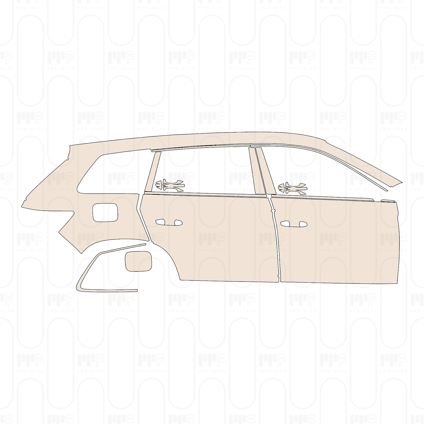 Pre-Cut PPF Skoda Kodiaq SE (EU) 2022