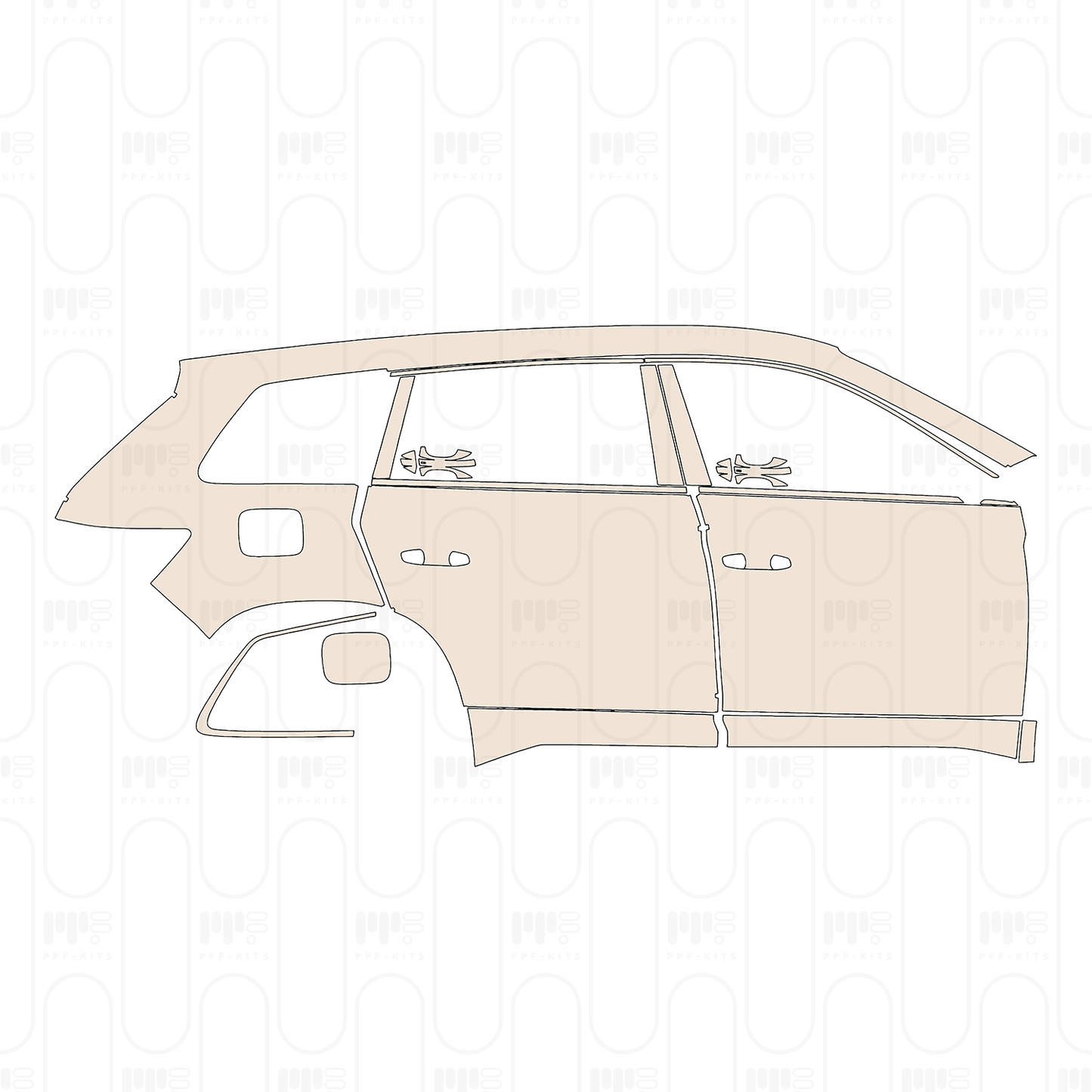Pre-Cut PPF Skoda Kodiaq vRS (EU) 2023