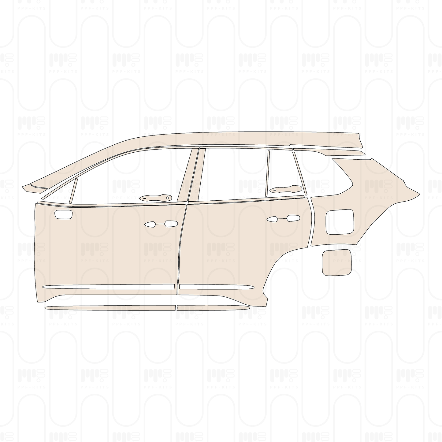 Pre-Cut PPF Toyota Corolla Cross (CN) 2022