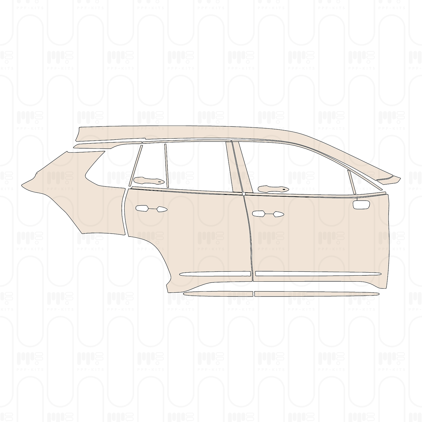 Pre-Cut PPF Toyota Corolla Cross (CN) 2022