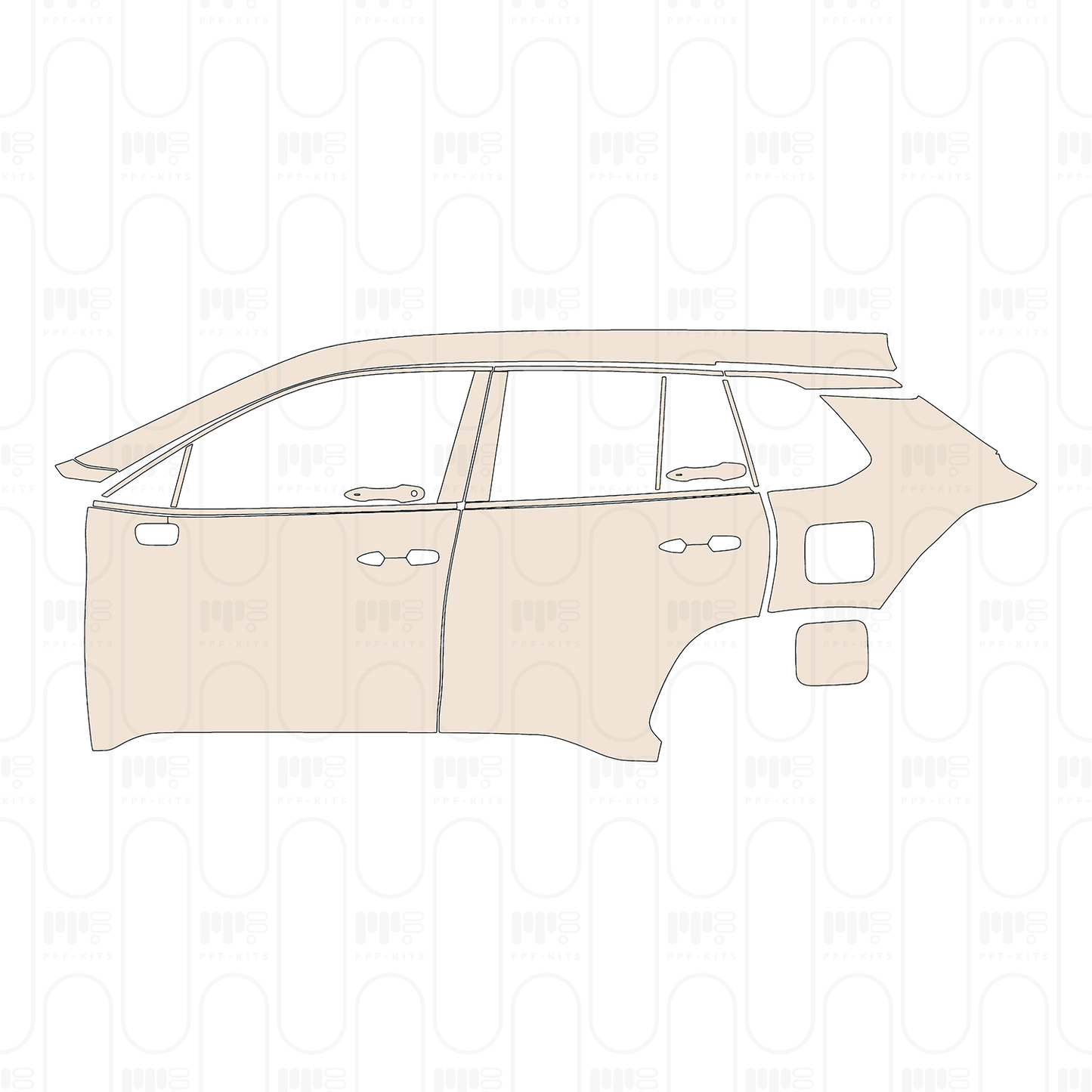 Pre-Cut PPF Toyota Corolla Cross (CN) 2022