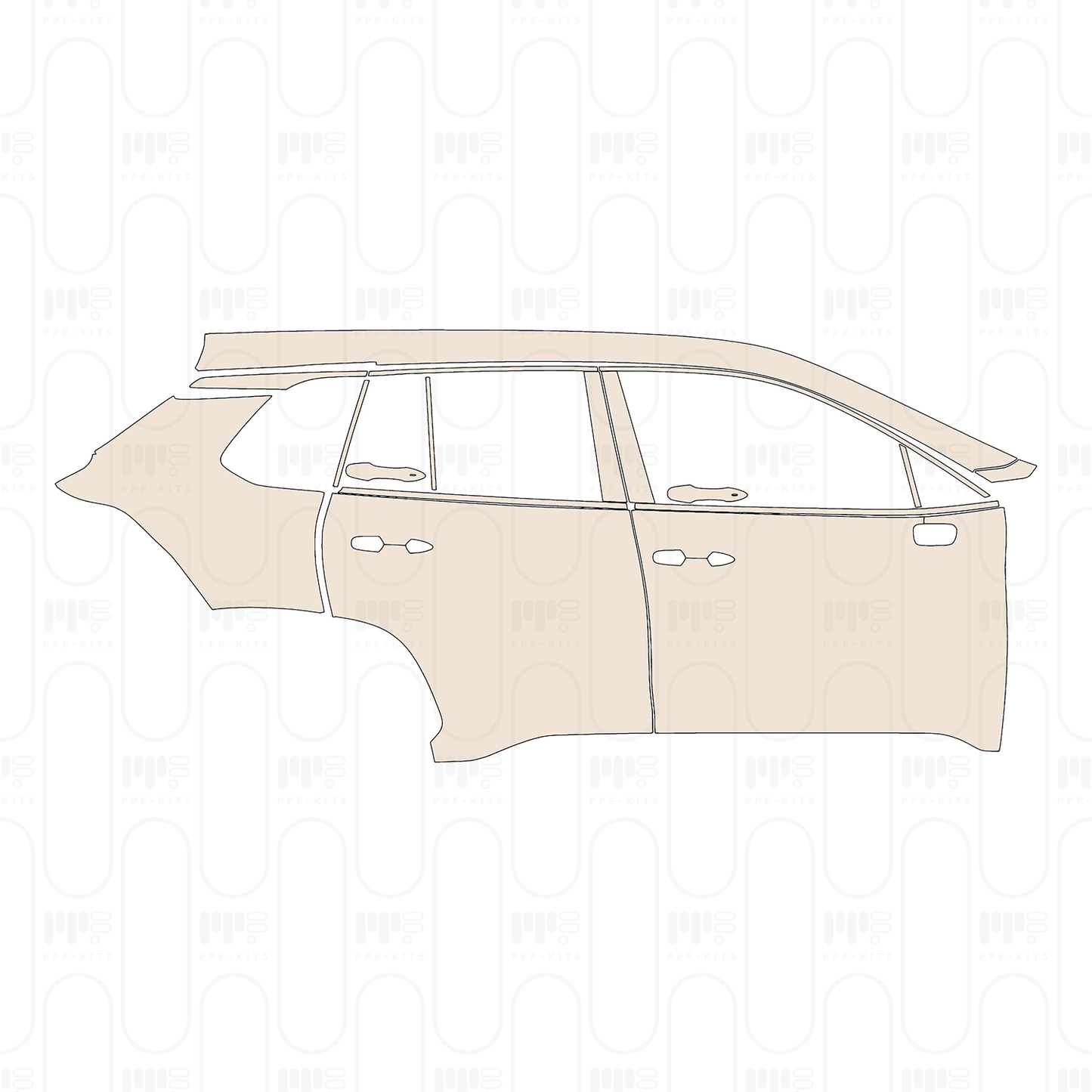 Pre-Cut PPF Toyota Corolla Cross (CN) 2022