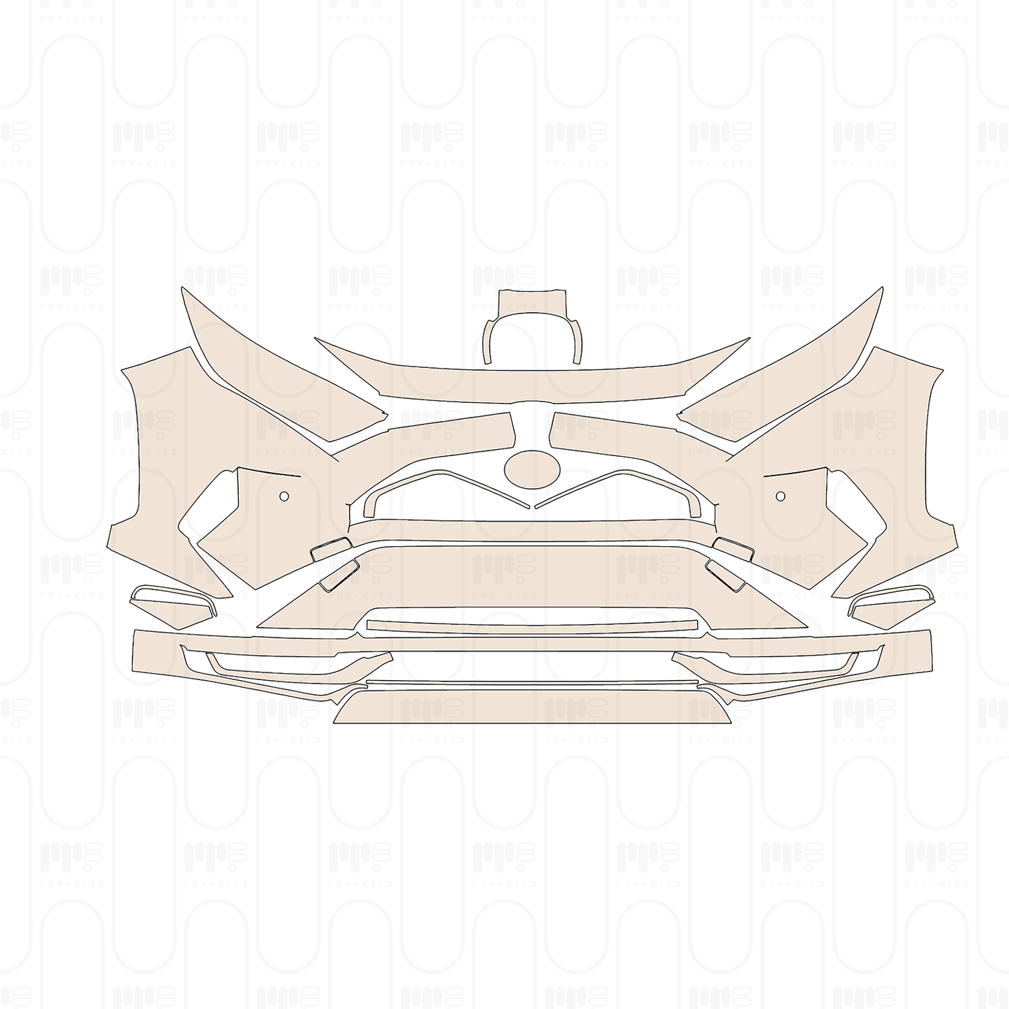 Pre-Cut PPF Toyota RAV4 Prime (US) SE 2023
