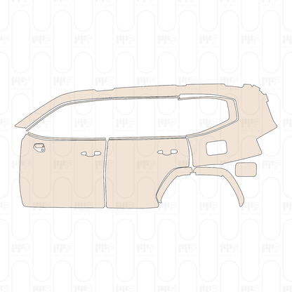 Pre-Cut PPF Toyota Land Cruiser Base 2022