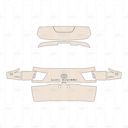 Pre-Cut PPF Toyota Land Cruiser Base 2022