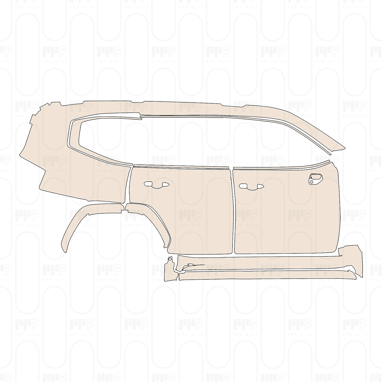 Pre-Cut PPF Toyota Land Cruiser GR Sport 2023