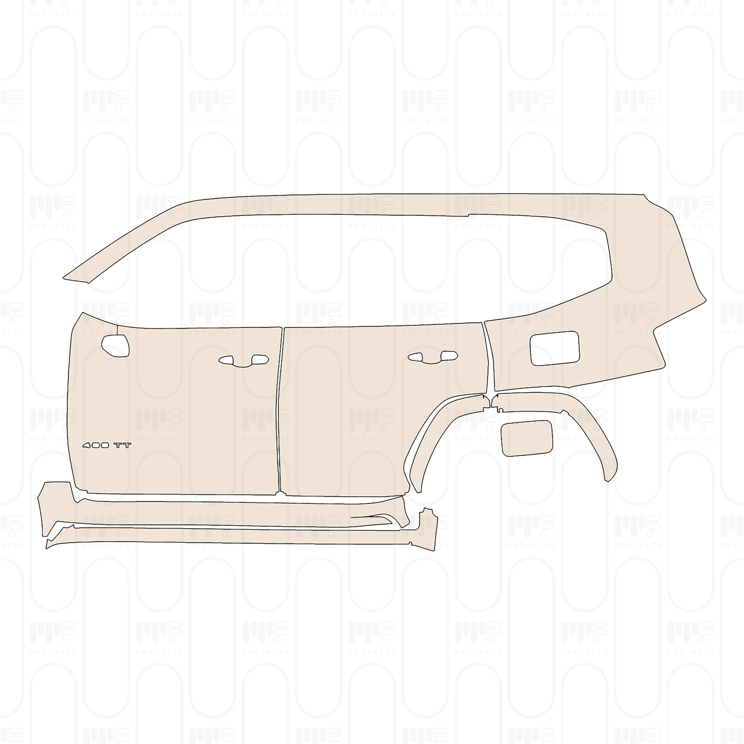 Pre-Cut PPF Toyota Land Cruiser (ME) GXR 2023