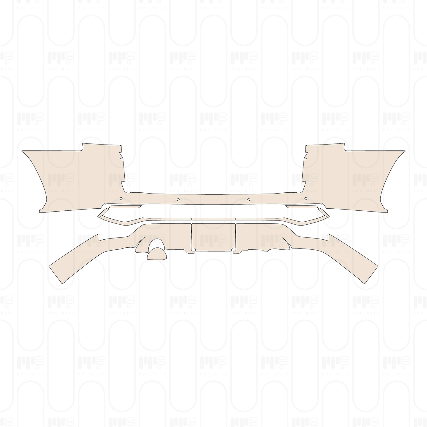 Pre-Cut PPF Toyota Land Cruiser (ME) GXR 2023