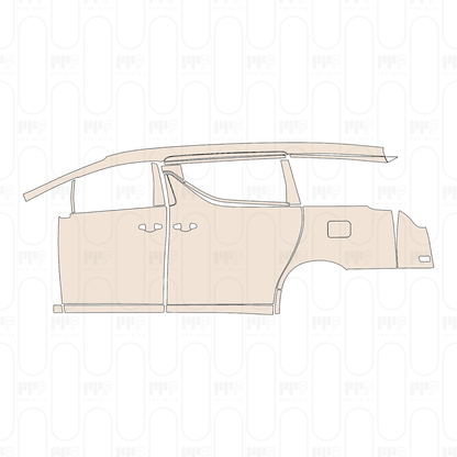 Pre-Cut PPF Toyota Vellfire 2023