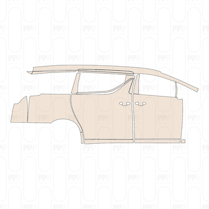Pre-Cut PPF Toyota Vellfire 2023