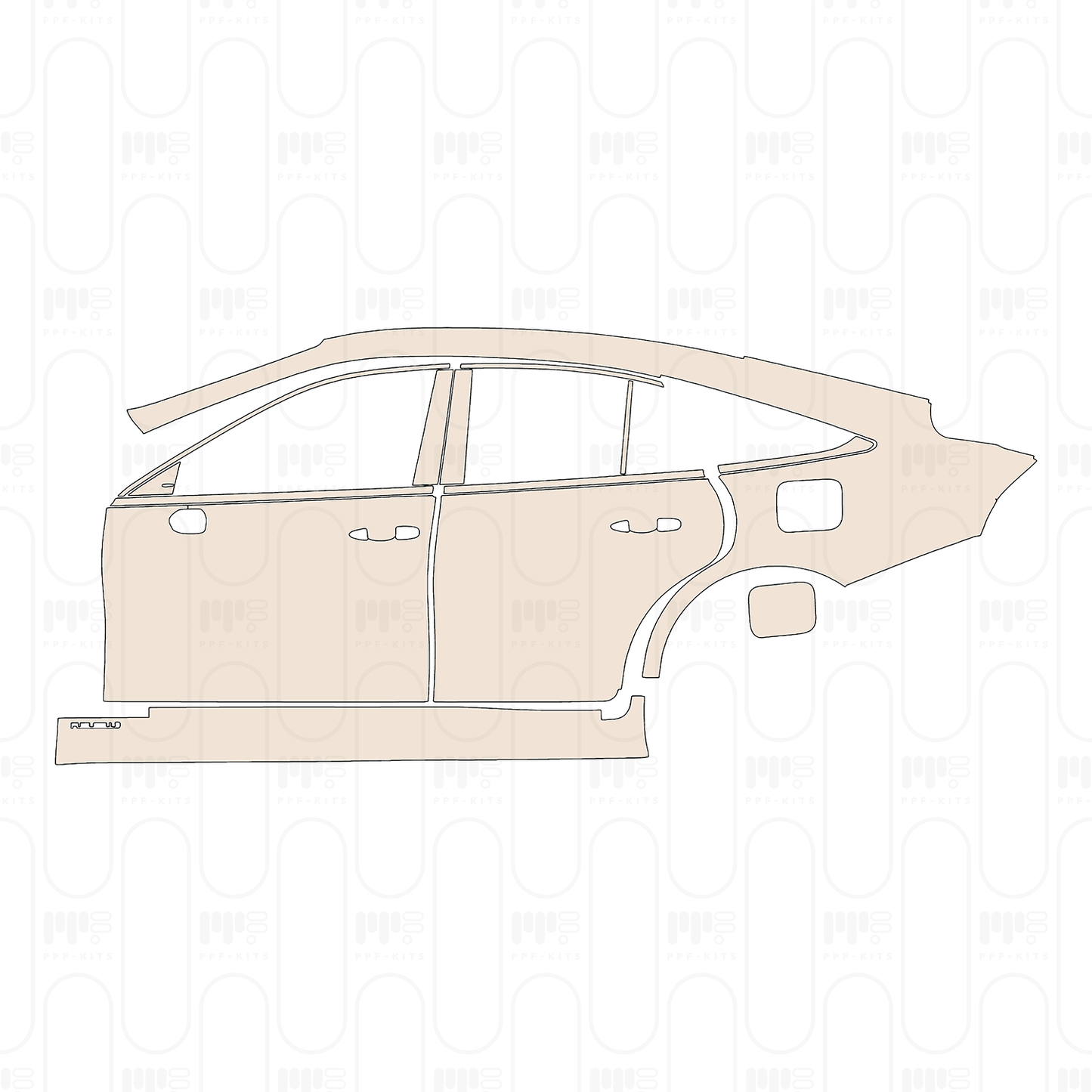 Pre-Cut PPF Toyota Mirai 2023