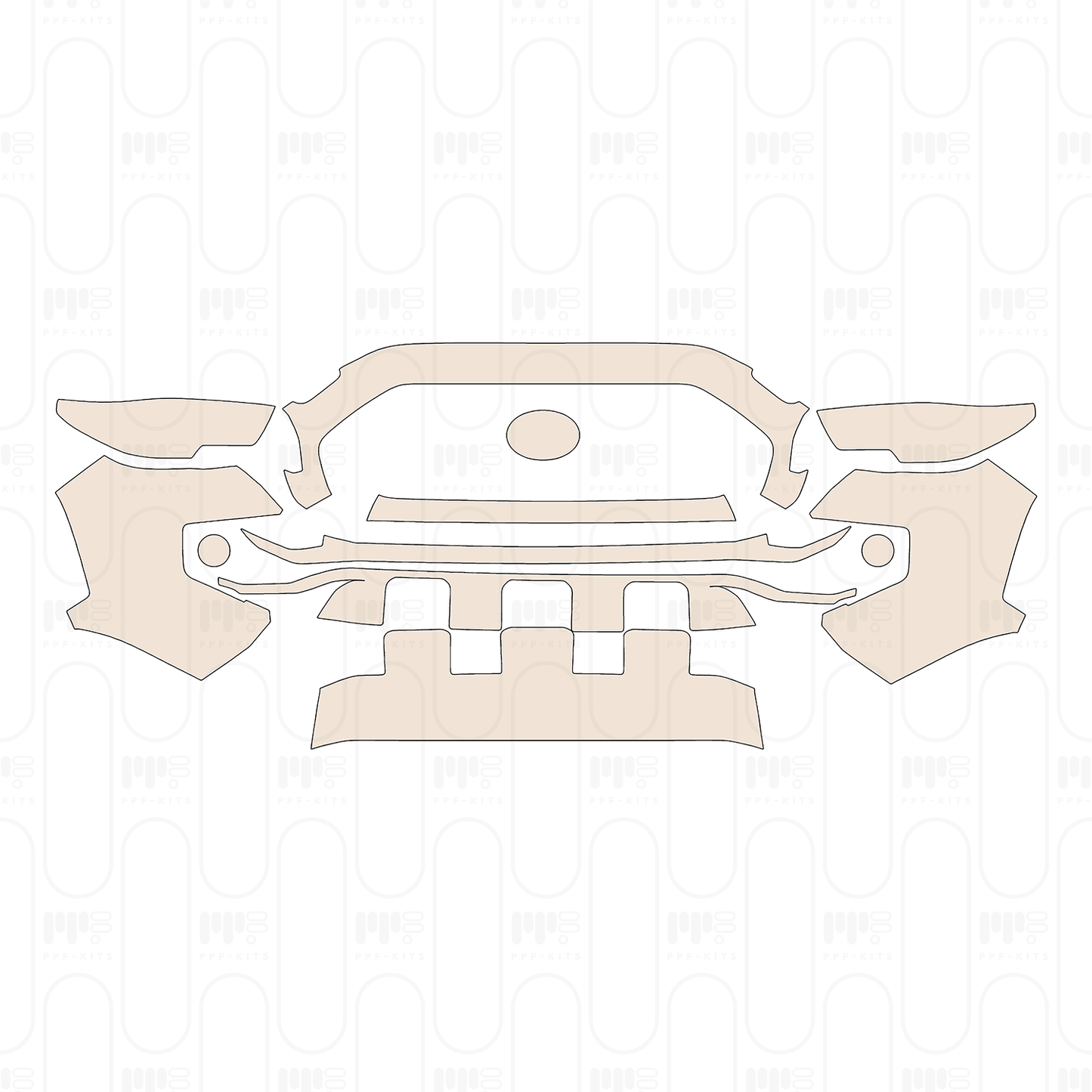 Pre-Cut PPF Toyota Tacoma Double Cab SR 2022