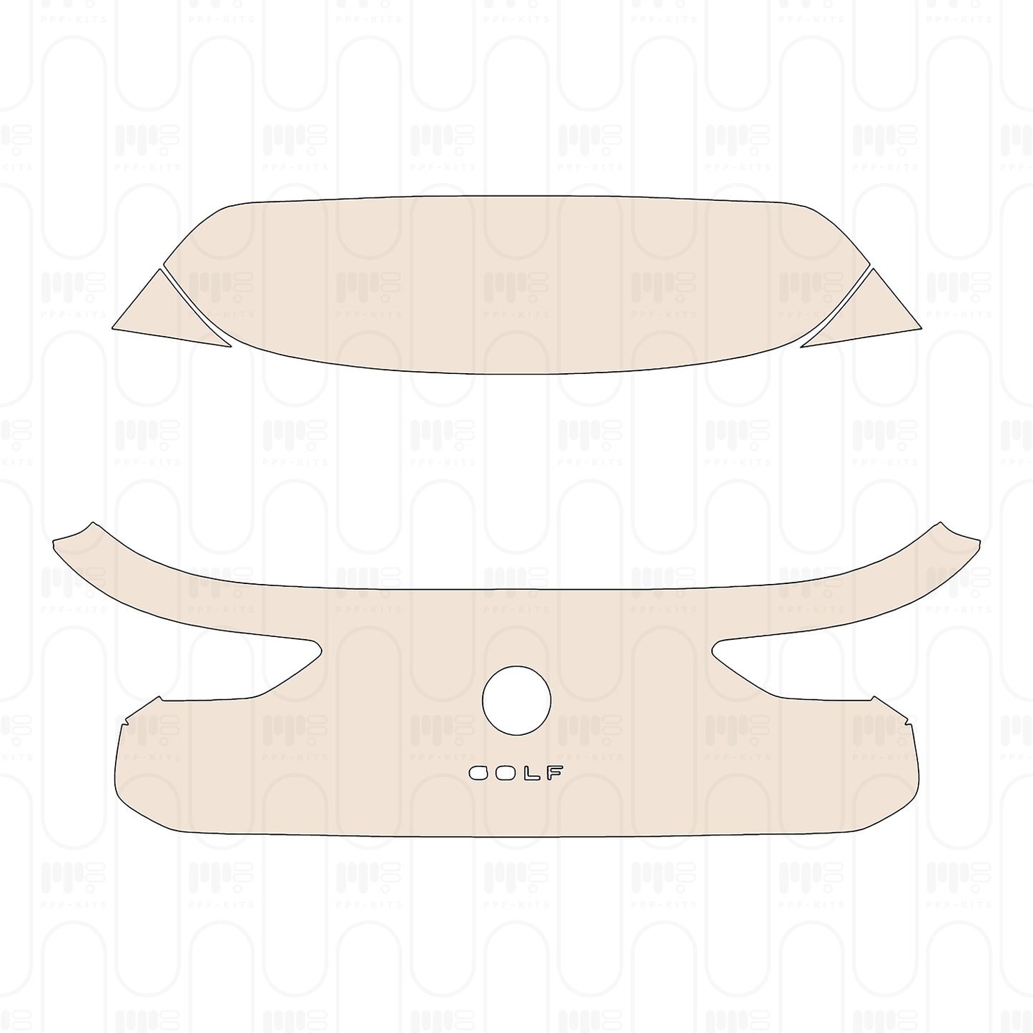 Pre-Cut PPF Volkswagen Golf Base 2023
