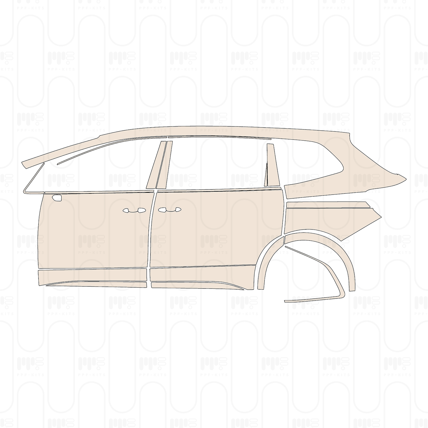 Pre-Cut PPF Volkswagen Viloran Base 2023