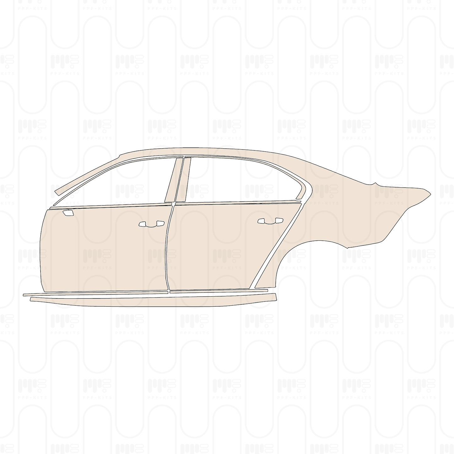 Pre-Cut PPF Volkswagen Phideon 2023