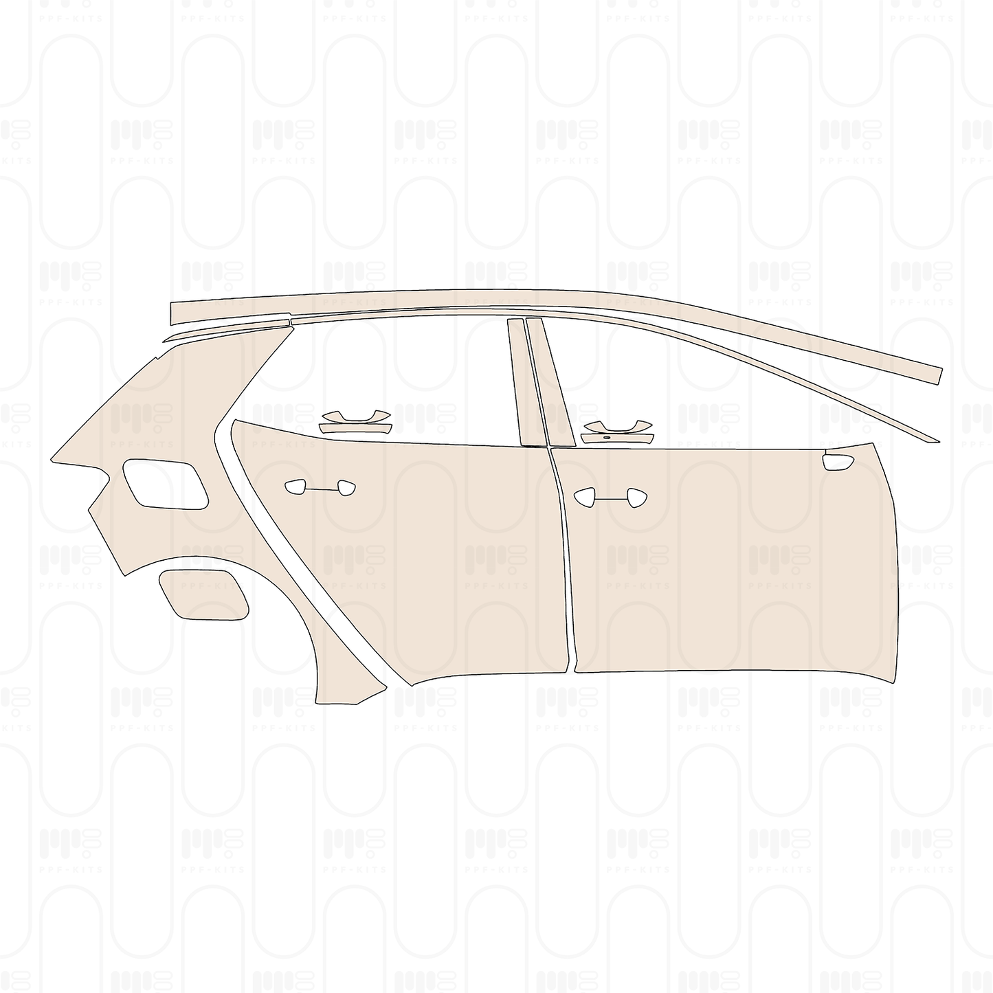 Pre-Cut PPF Volkswagen ID.3 (EU) Base 2023