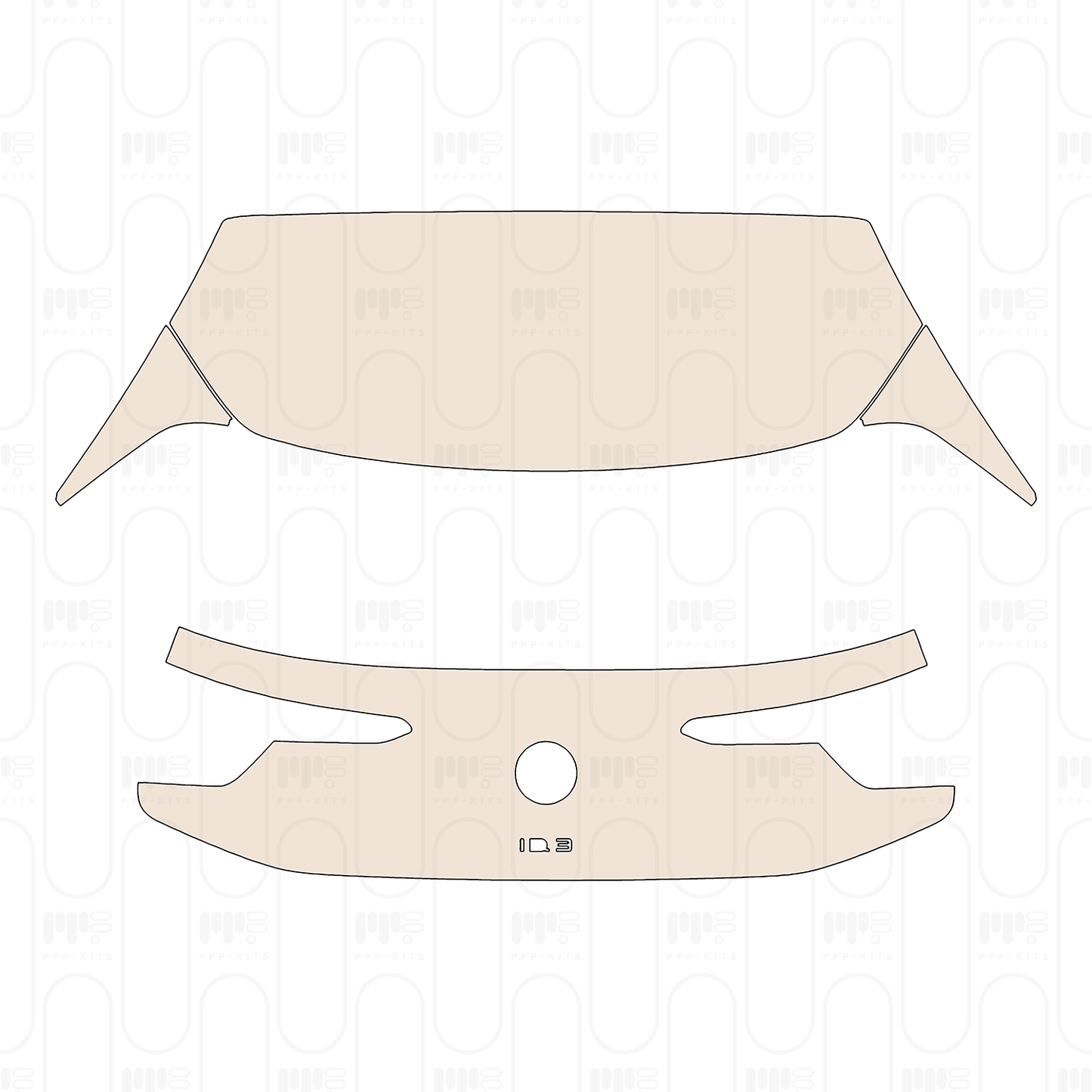 Pre-Cut PPF Volkswagen ID.3 (EU) Base 2023