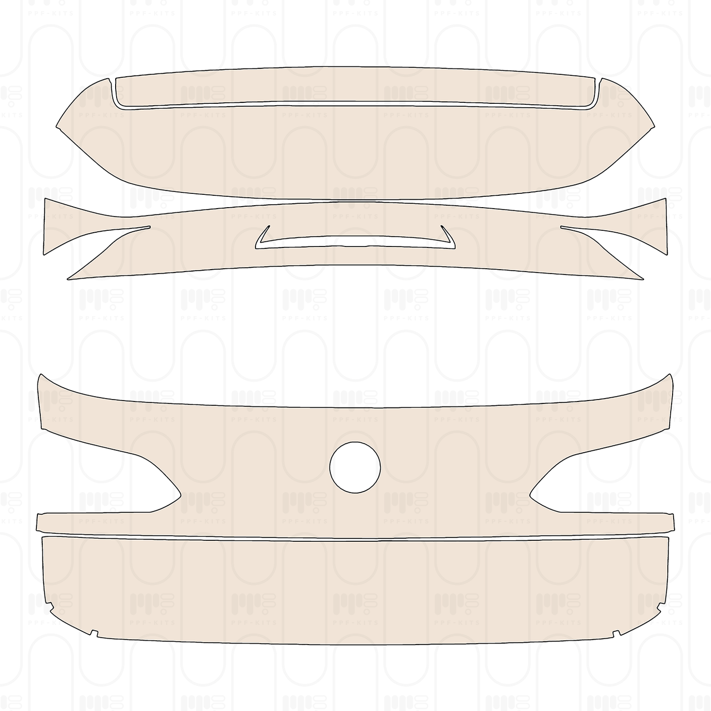 Pre-Cut PPF Volkswagen Touareg Base 2023