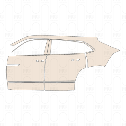Pre-Cut PPF Volkswagen Atlas Cross Sport (US) SEL 2023