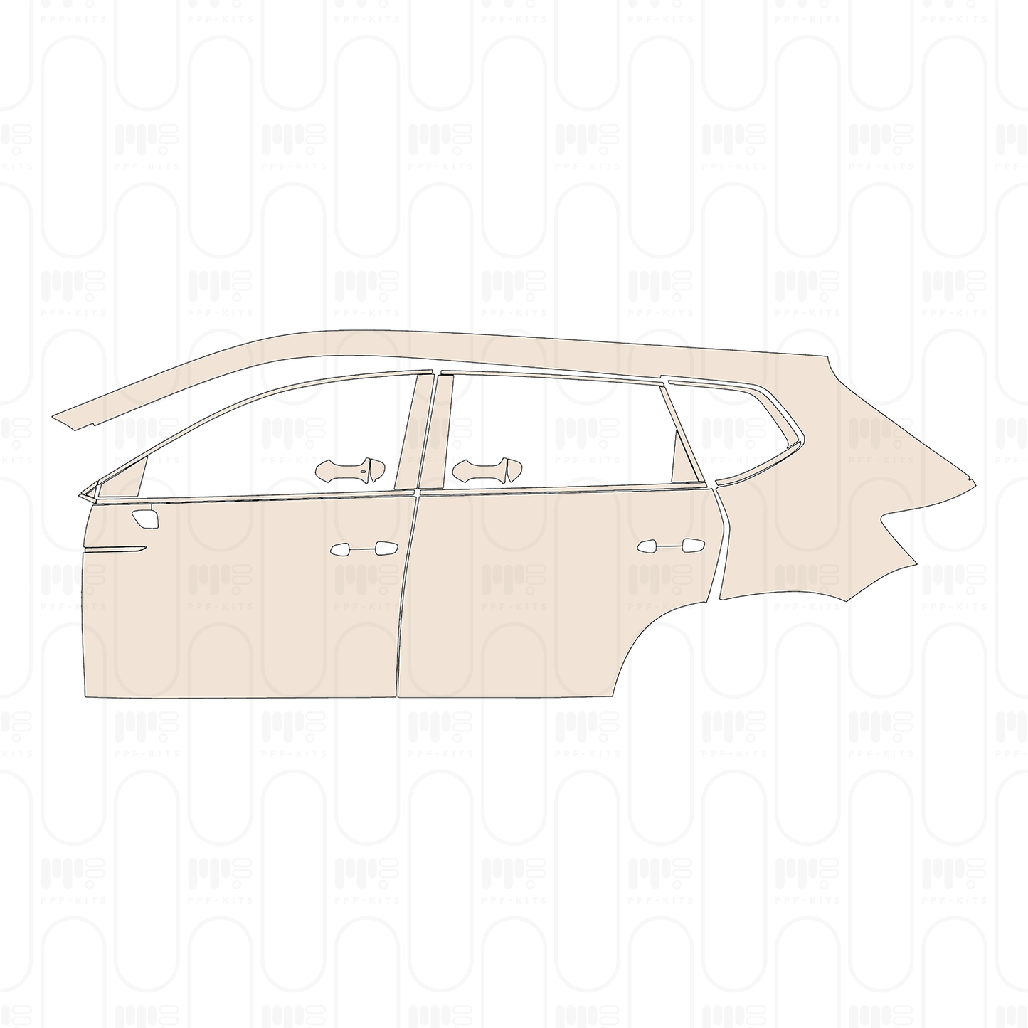 Pre-Cut PPF Volkswagen Taos (US) SEL 2022