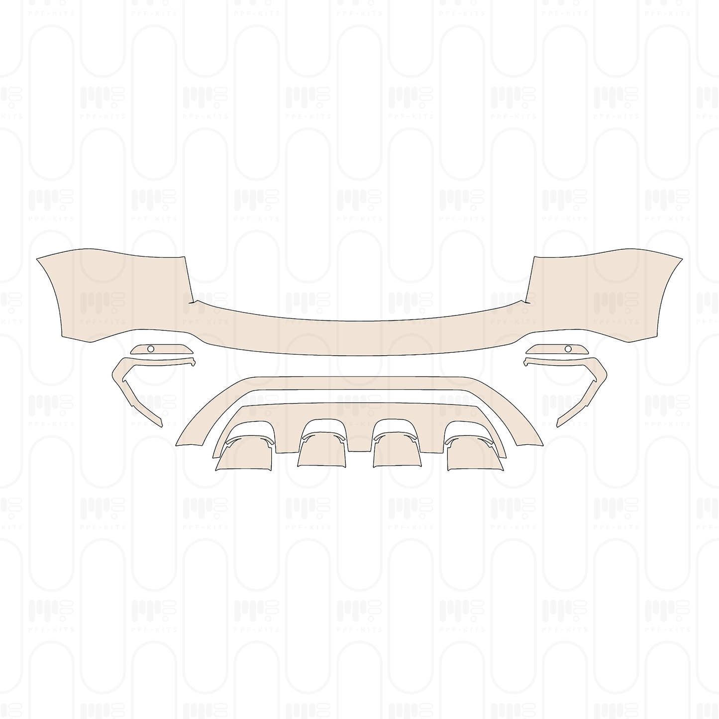 Pre-Cut PPF Volkswagen Taos (US) SEL 2022