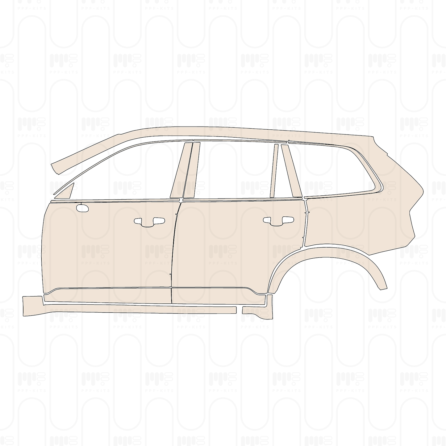 Pre-Cut PPF Volvo XC90 R-Design 2023