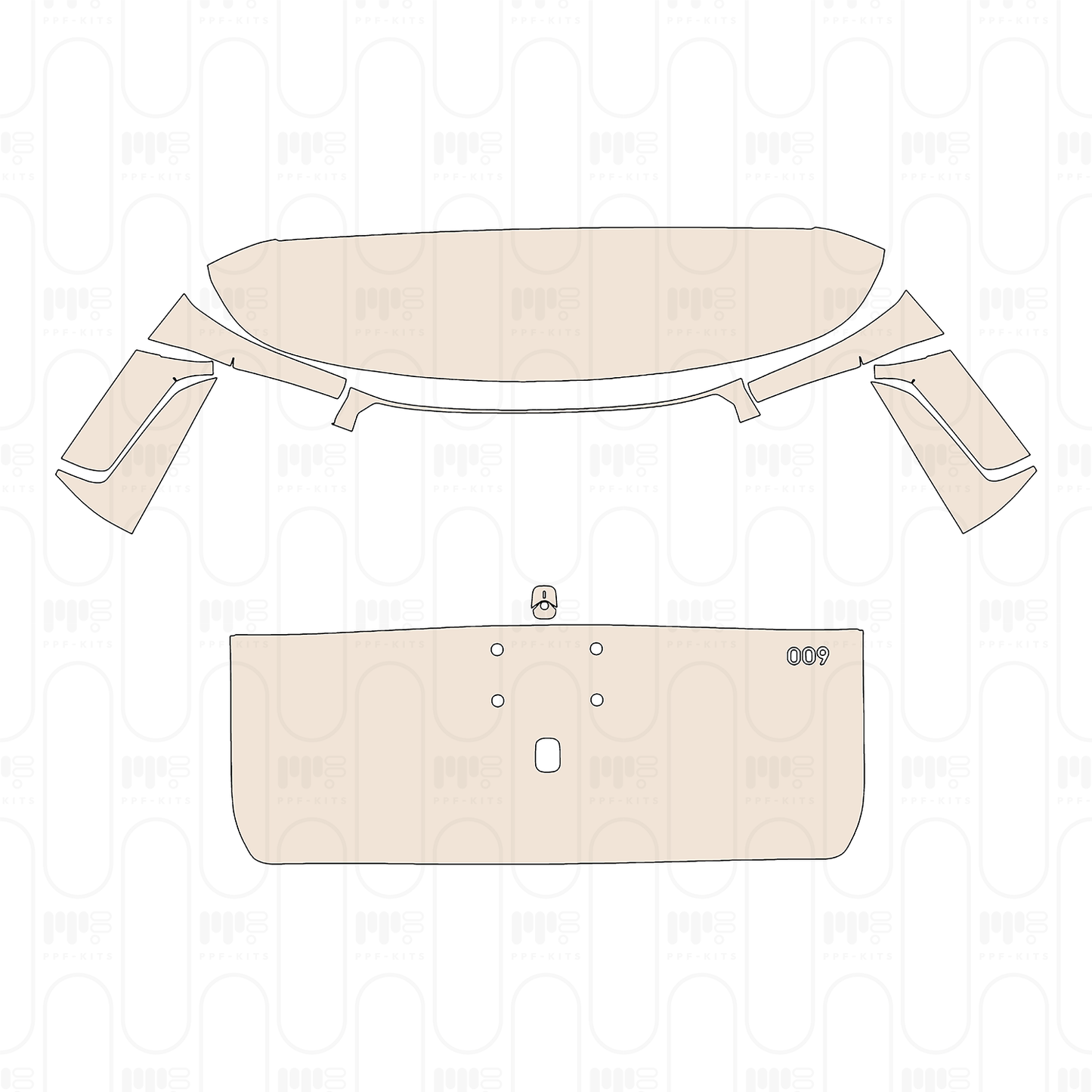 Pre-Cut PPF Zeekr 009 Base 2023