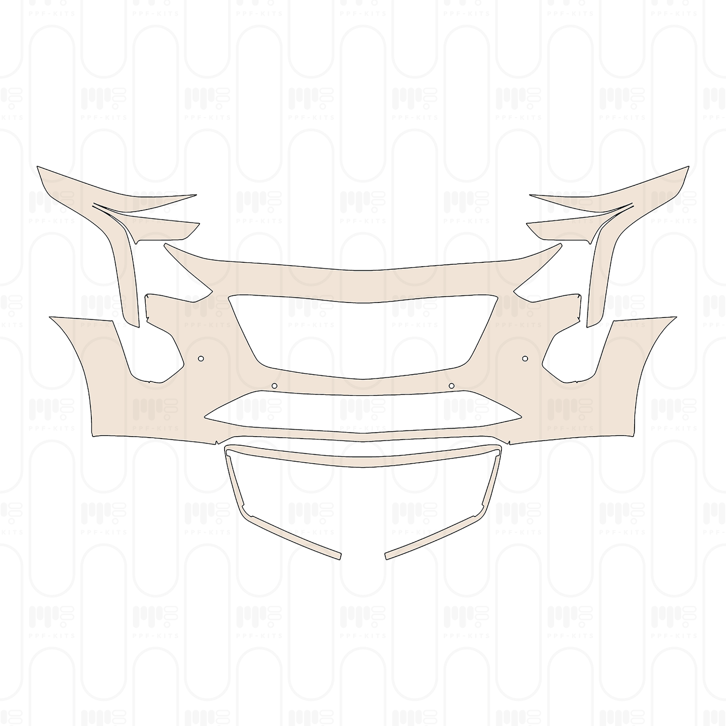Pre-Cut PPF Cadillac CT6 Base 2022