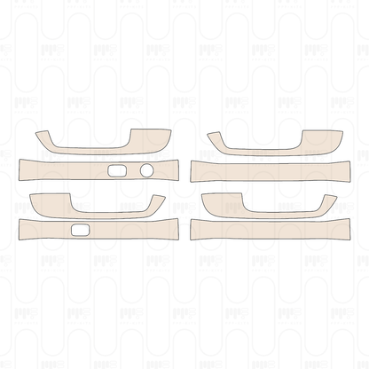 Pre-Cut PPF Ford Super Duty F-250 Crew Cab Platinum 2022